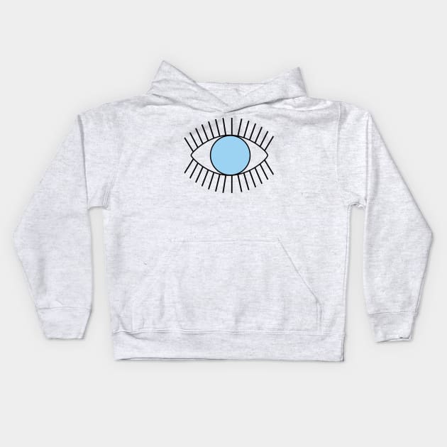 Evil Eye, Good luck charm, Lucky talisman, Protection against evil, Lucky charm Kids Hoodie by snowshade